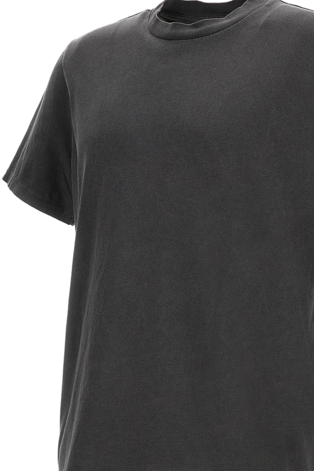 Black Cotton Boxy T-Shirt