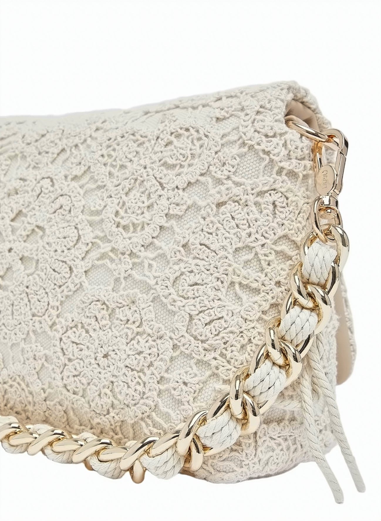 Lapuffy Crochet Shoulder Bag
