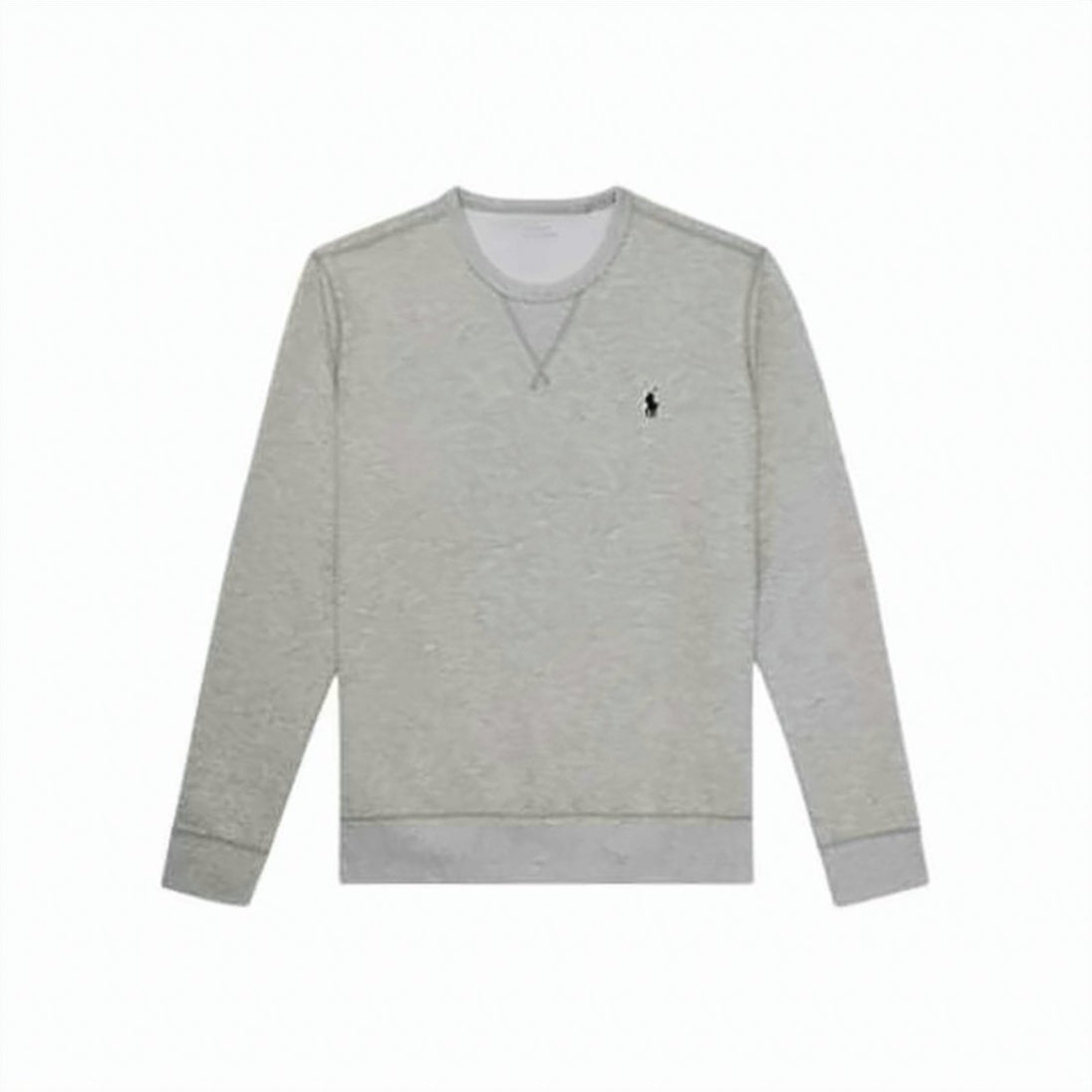 Heathered Grey Fleece Crewneck Sweatshirt