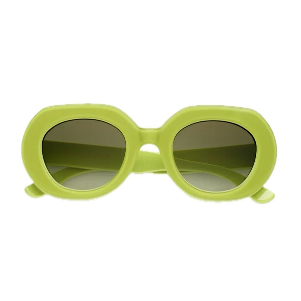 Love Bold Round Sunglasses With Geometric Design