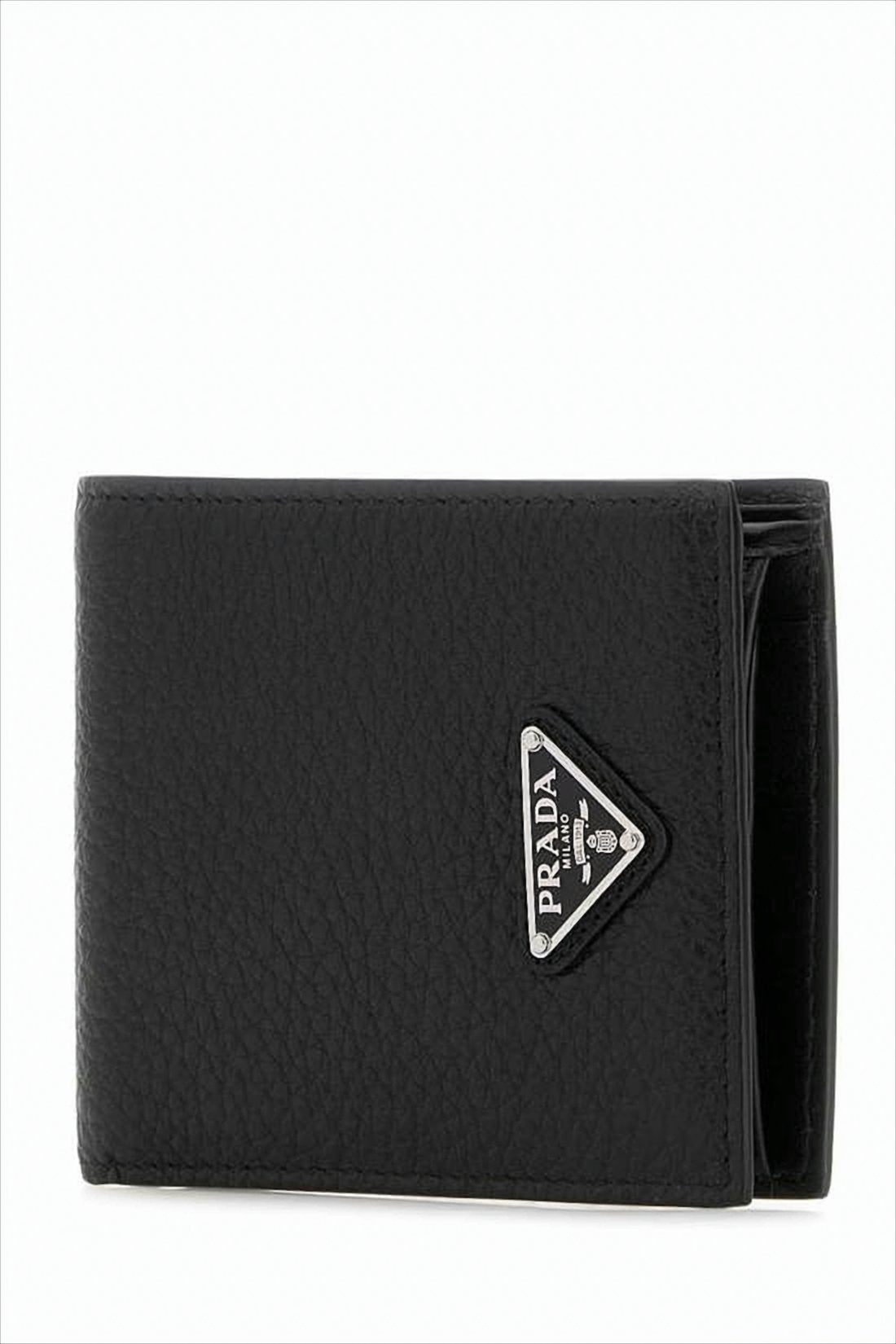 Textured Calf Leather Bifold Wallet