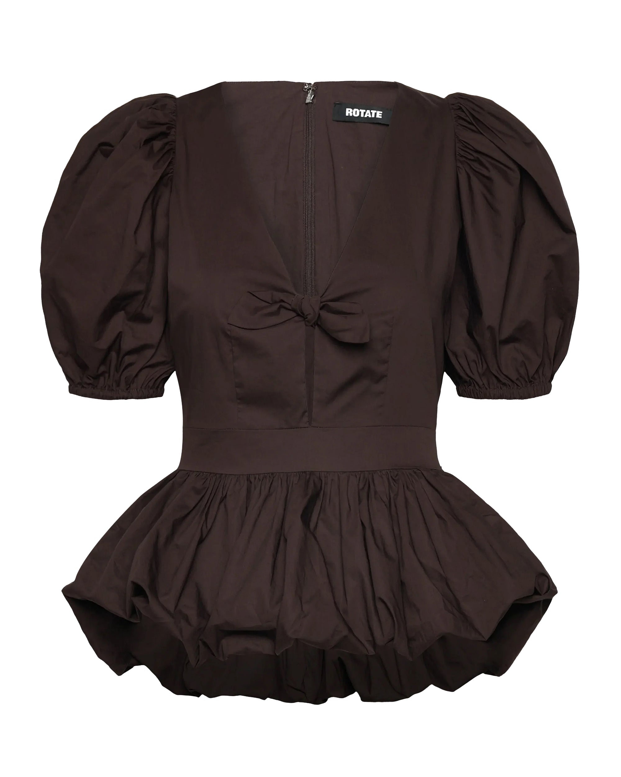 Bubble Molé Top Puff Sleeve Bubble Molé Top