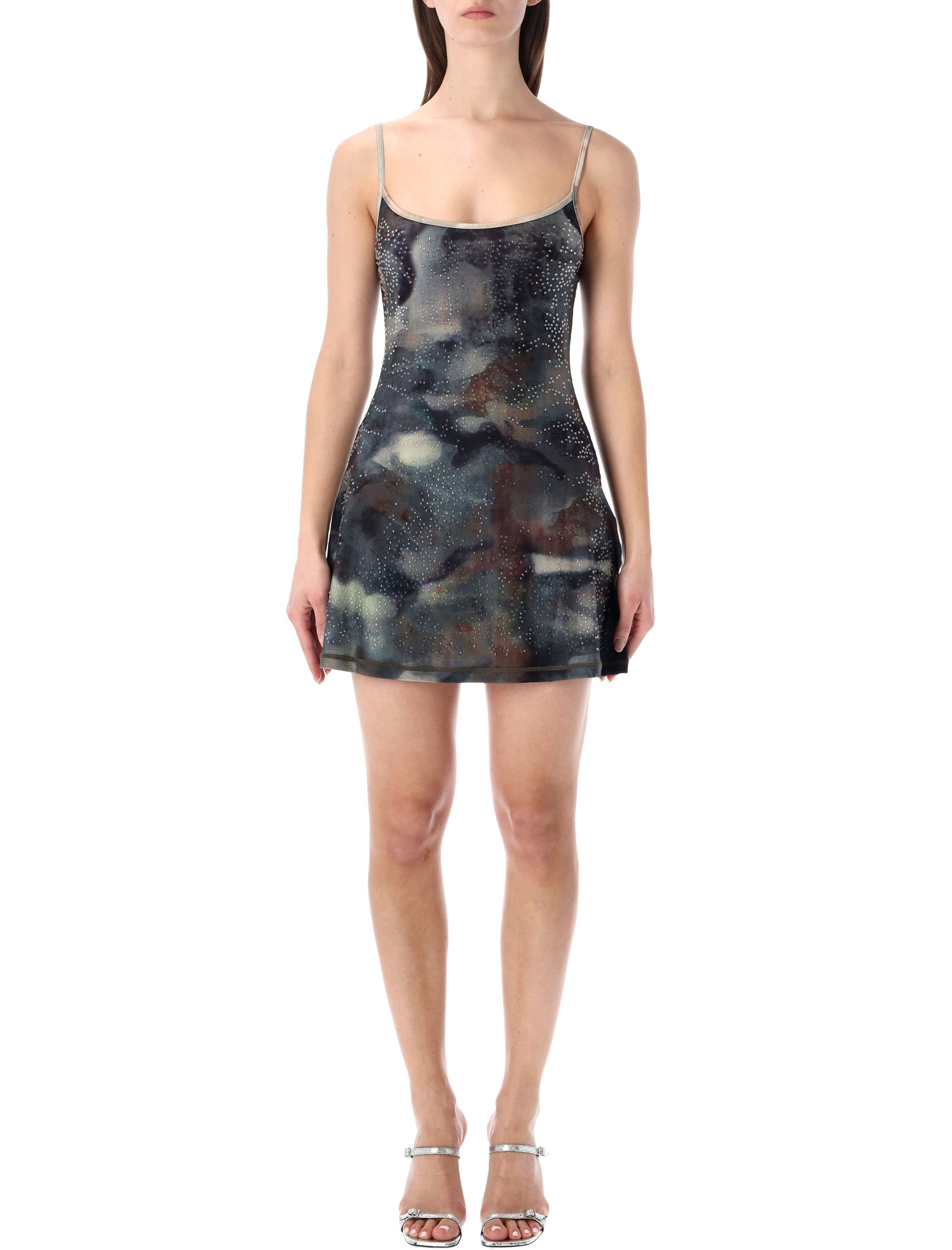 D-Loop Camou Mini Dress
