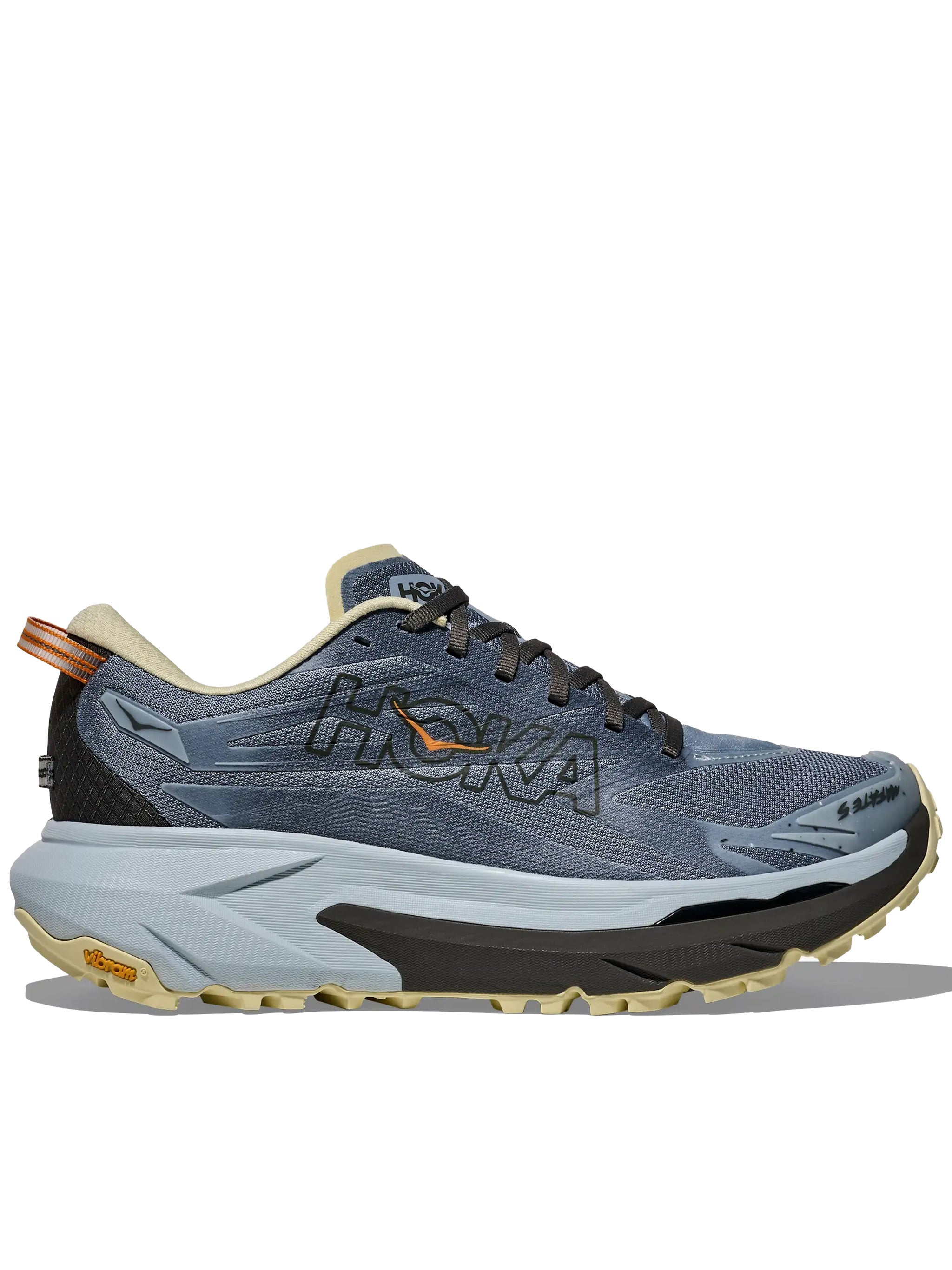 Streamlined Blue-Gray Athletic Sneakers