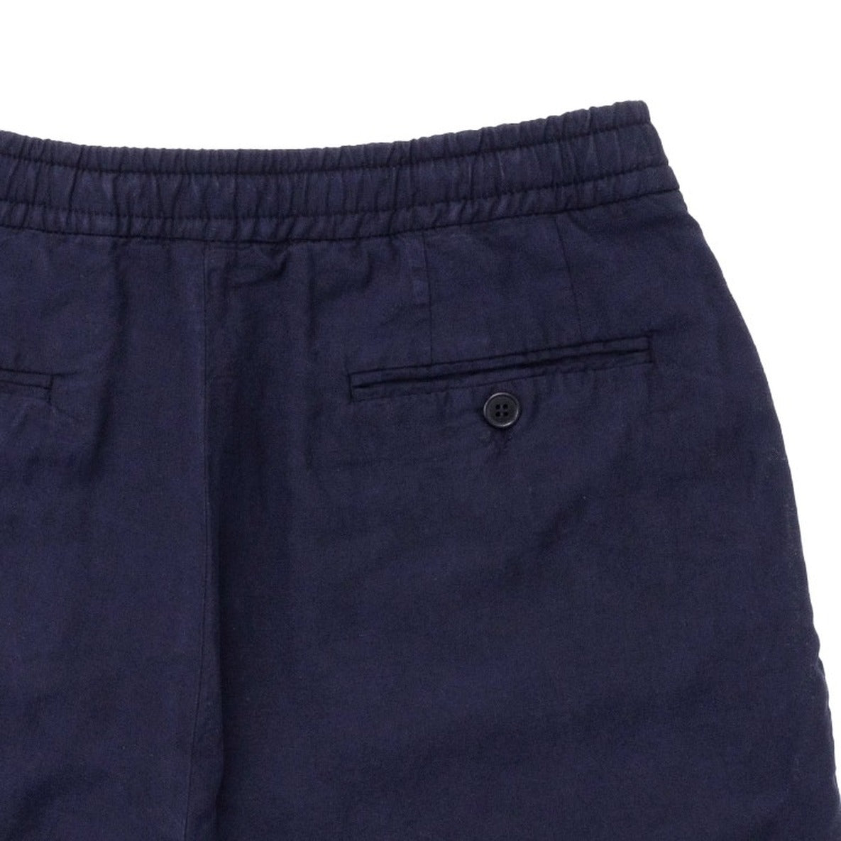 Adjustable Grosgrain Drawstring Blue Shorts
