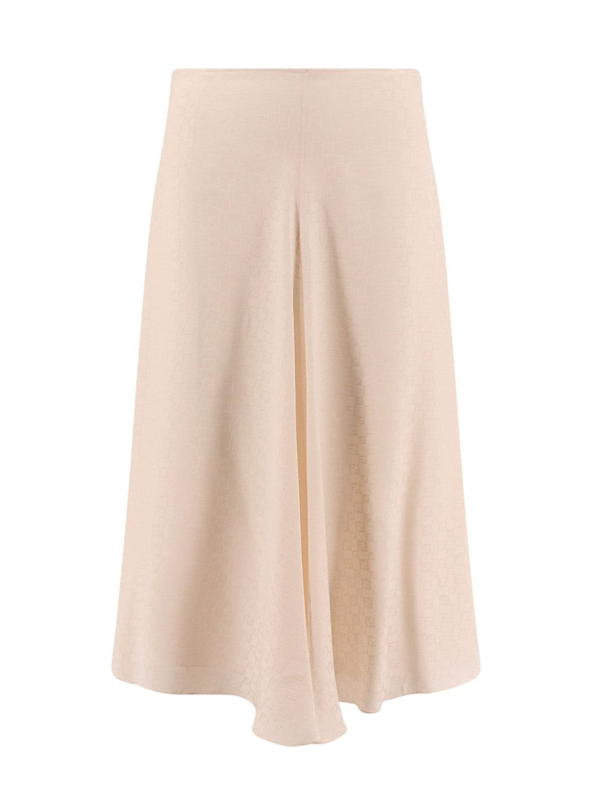 Fendi Skirt With Flattering Silhouette In Vibrant Pink