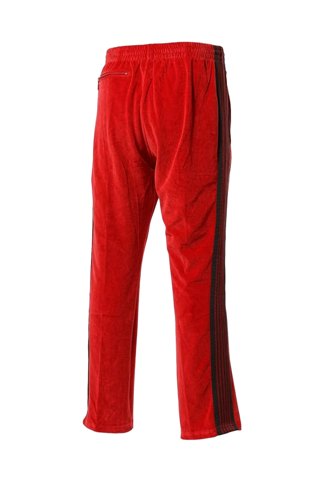 Red Velour Jogger Pants