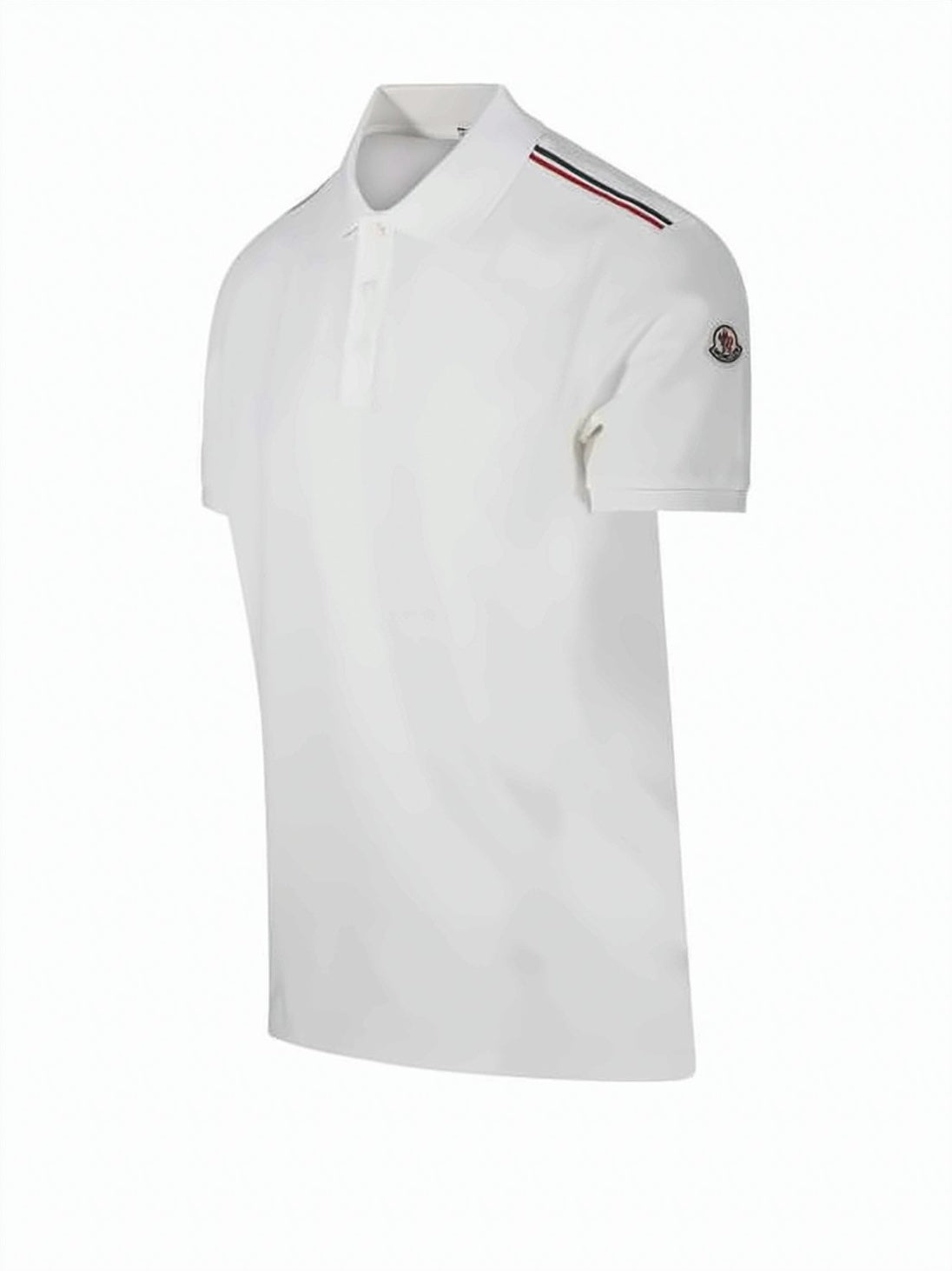Short-Sleeve Polo Shirt With Contrasting Cuffs And Logo Patch