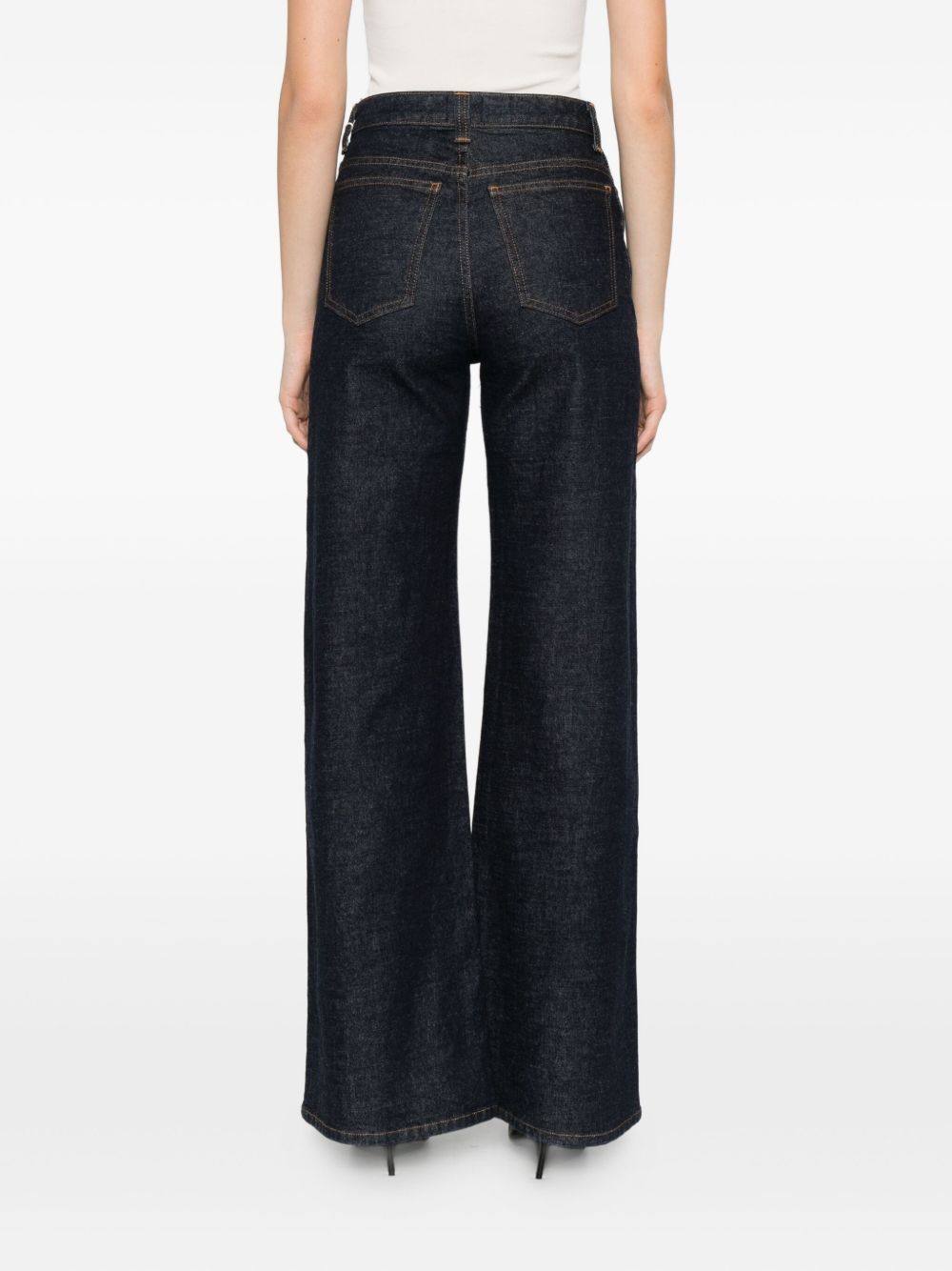 High-Waisted Wide Leg Jeans