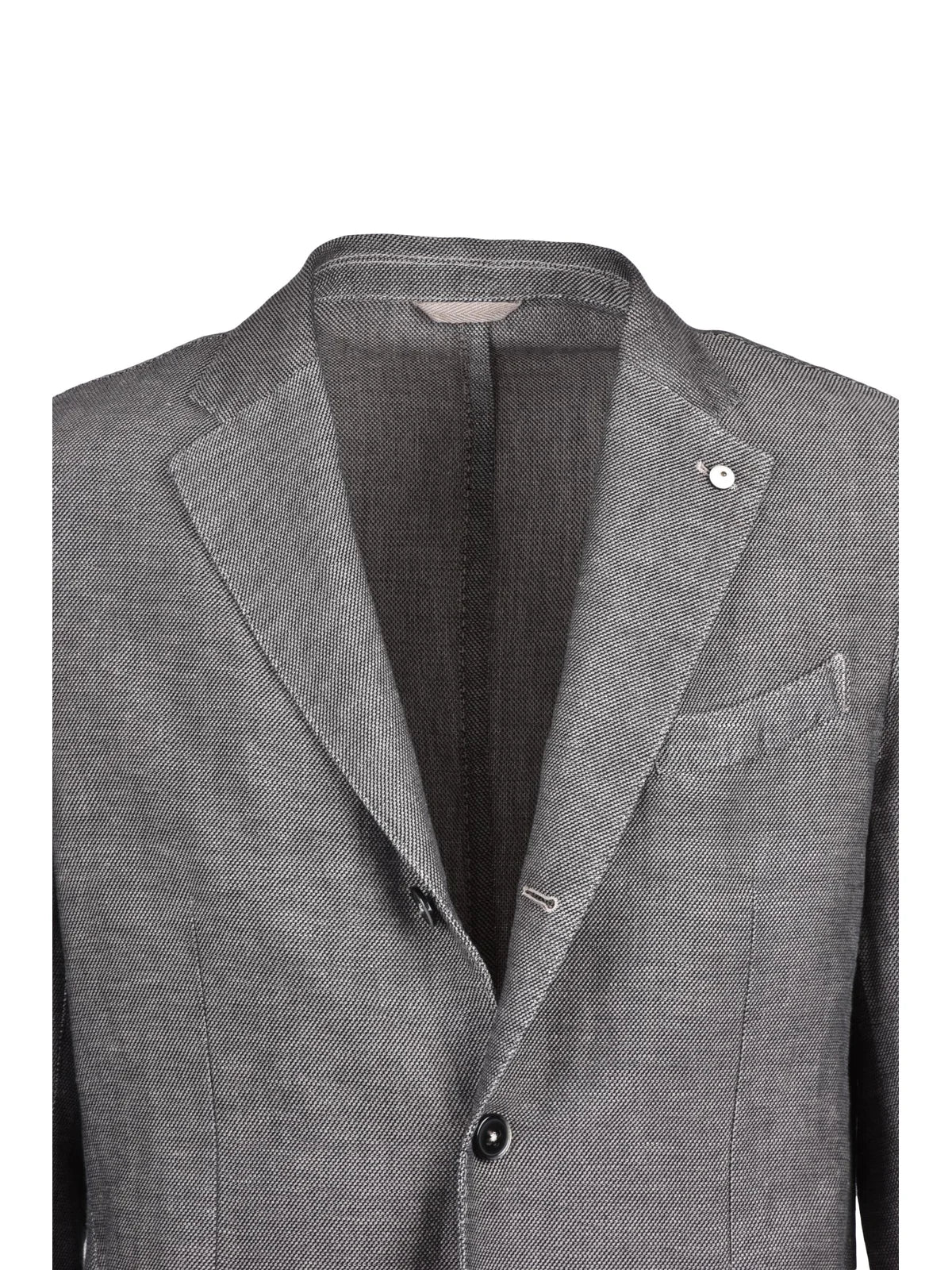 Linen Cotton Jacket - Grey