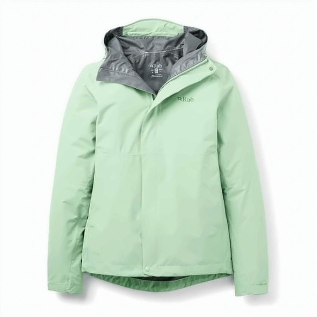 Green Hooded Polyester Wrap Jacket
