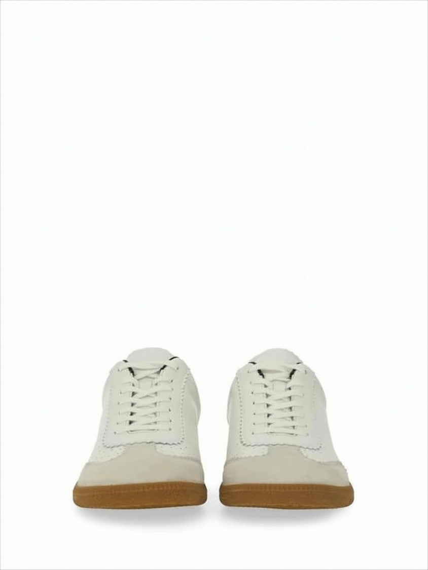 Low-Top Sneakers with Suede Accents