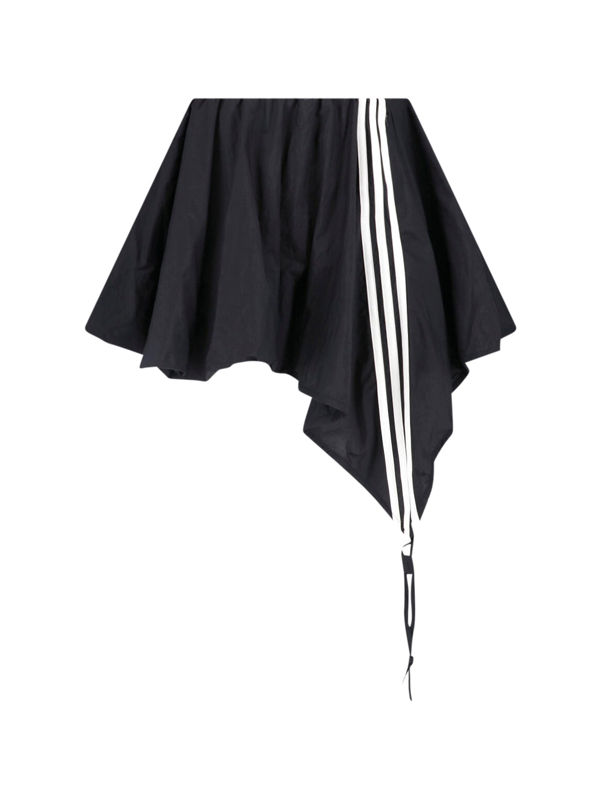 Black Balloon Asymmetrical Skort Skirt