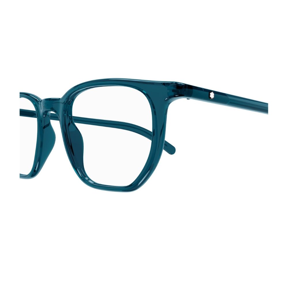 Mb0349O Linea Snowcap Square Frame Blue Acetate Optical Glasses