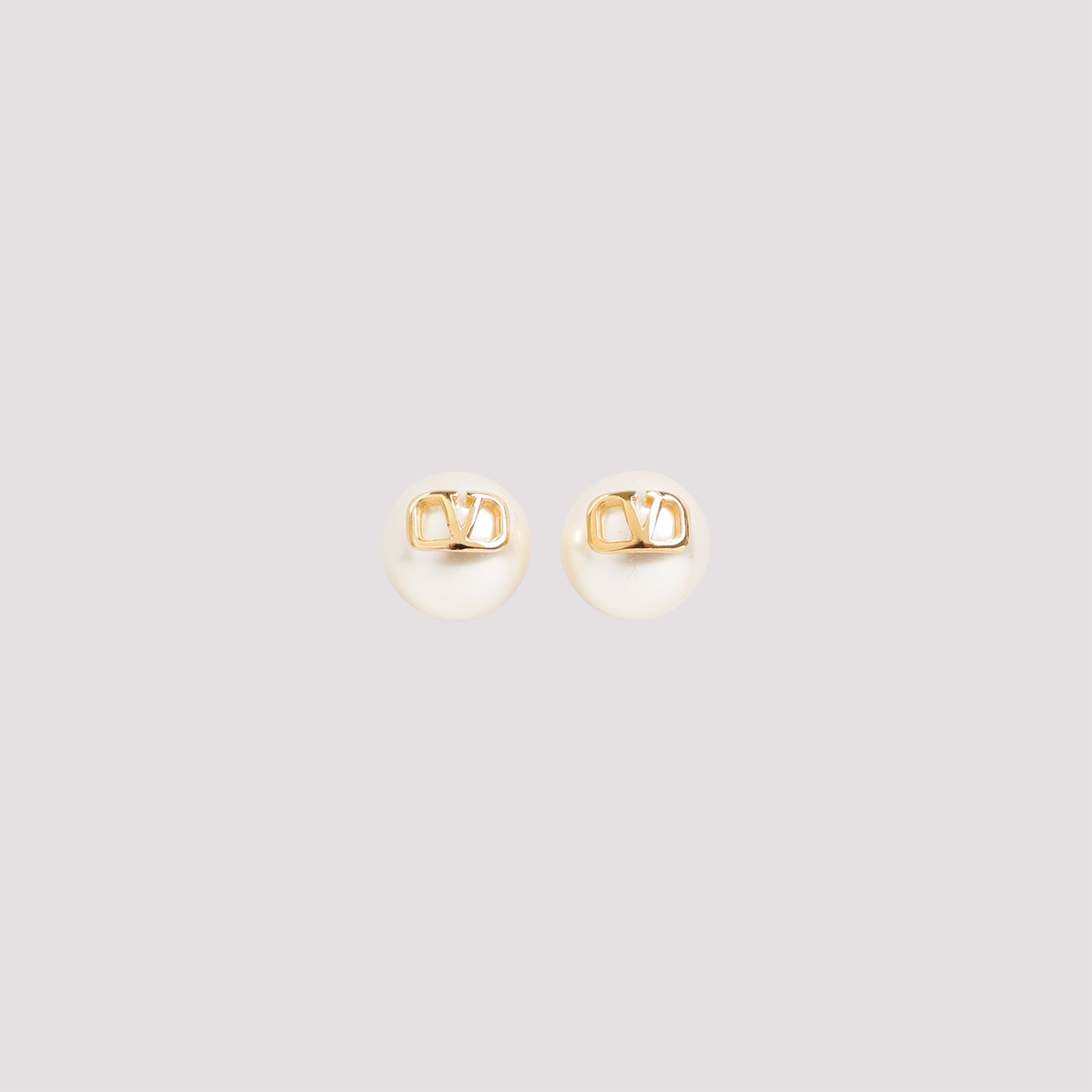 Creamy White Pearl Resin Earrings