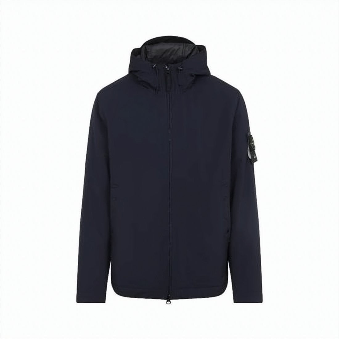 Padded Jacket with Front Zipper and Hood