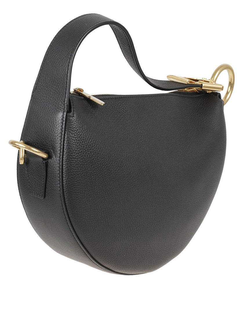 Textured Leather Handbag