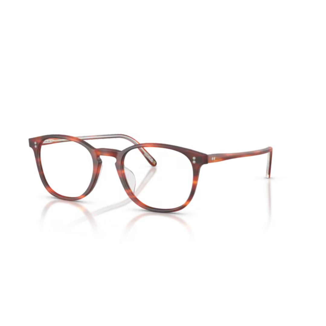 0ov5397u Classic Round Acetate Eyeglasses with Tortoiseshell Pattern