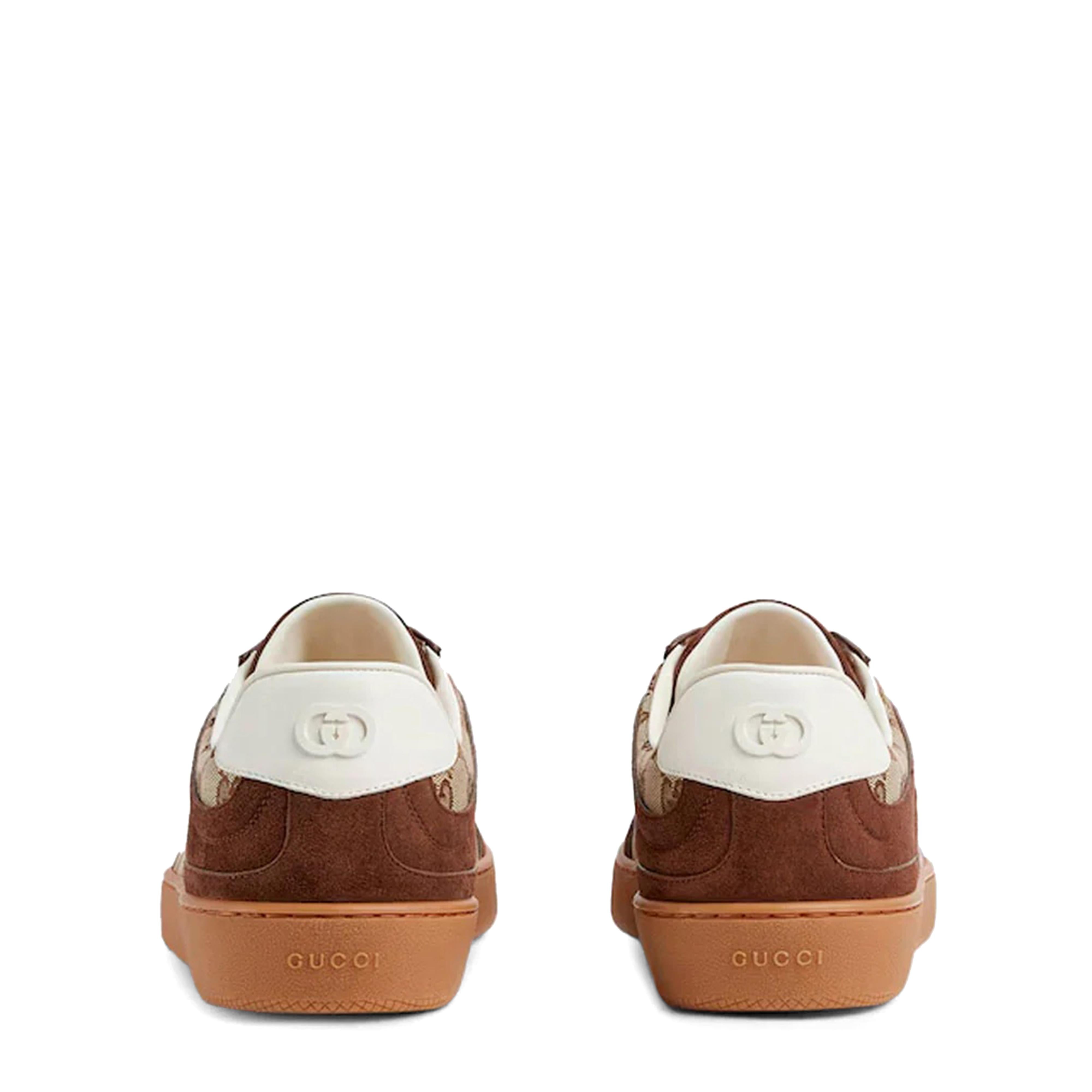 G74 Low-Top Sneaker in Brown Suede