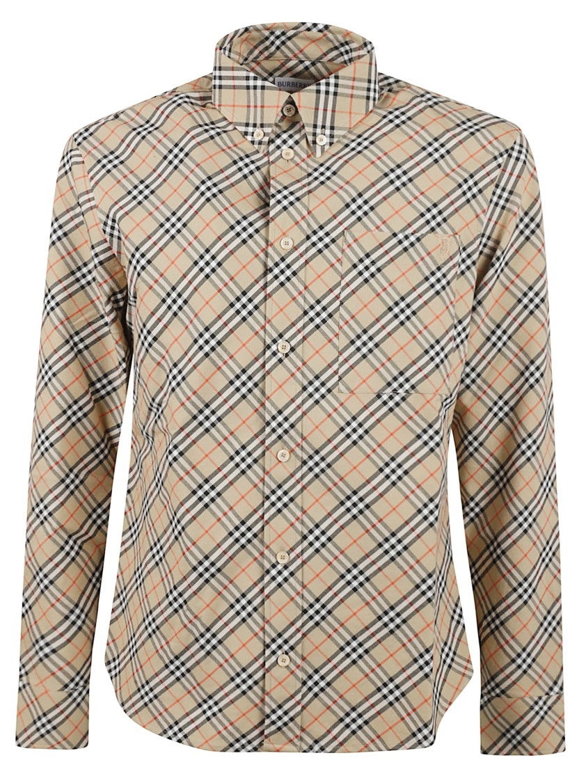 Plaid Button-Down Shirt With Tailored Fit