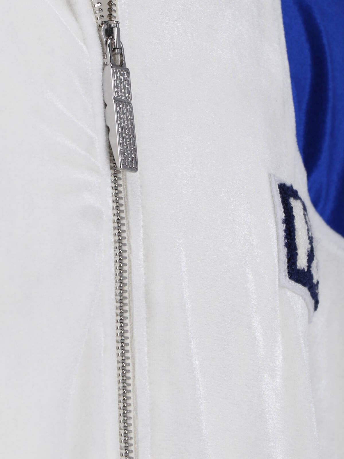 White Zip Star A Fabric Jacket