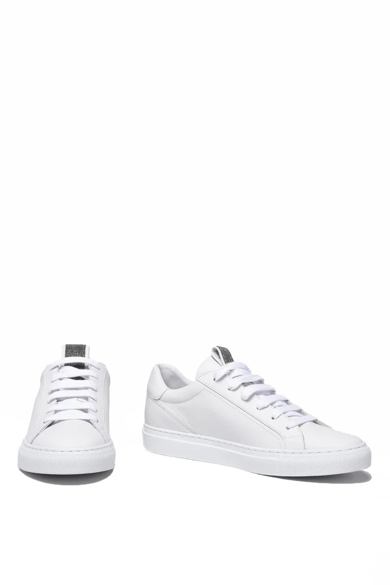 Leather Sneakers - White