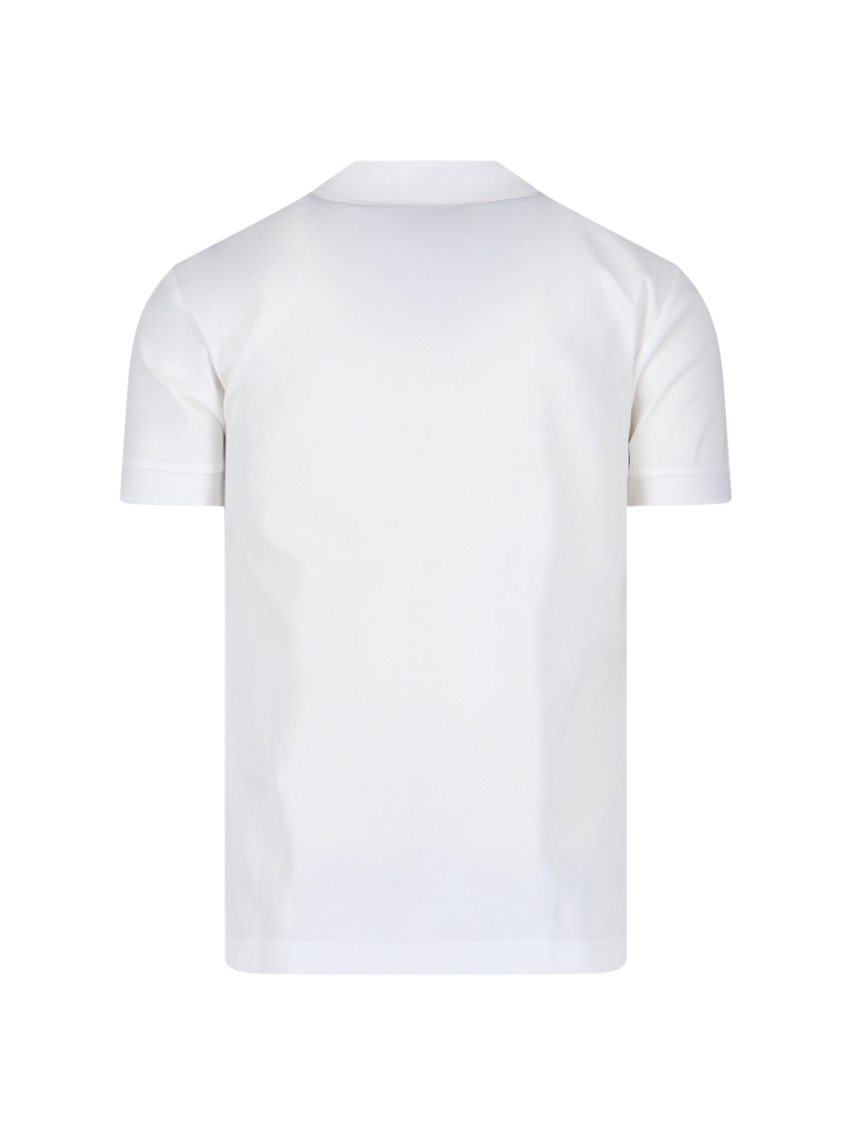 "Ekd" Polo Shirt In White Cotton