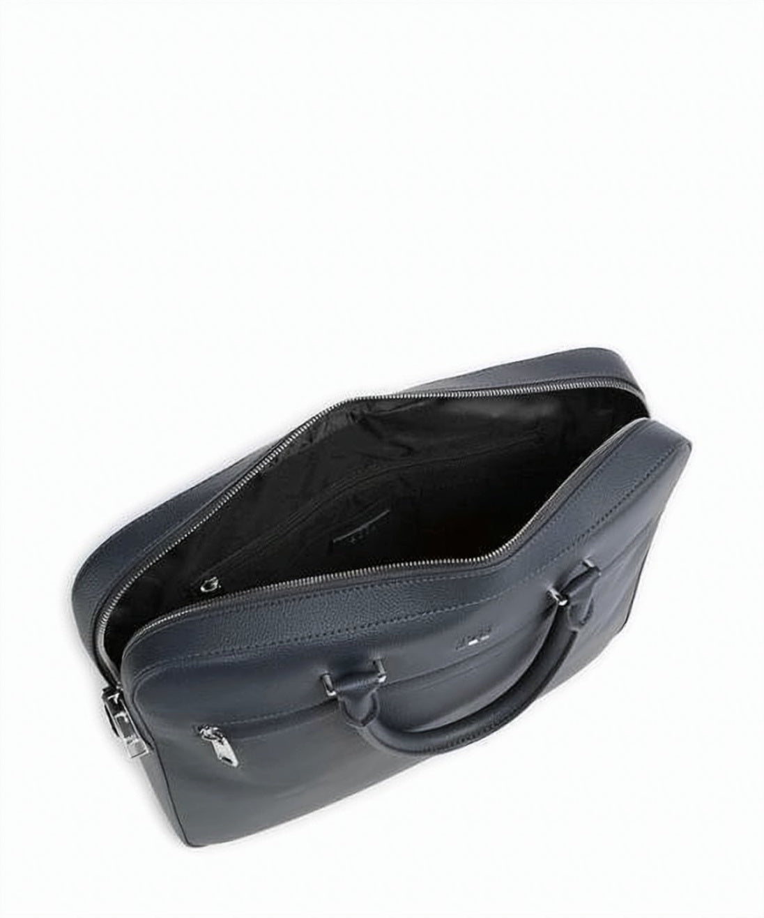 Structured Black Shoulder Bag