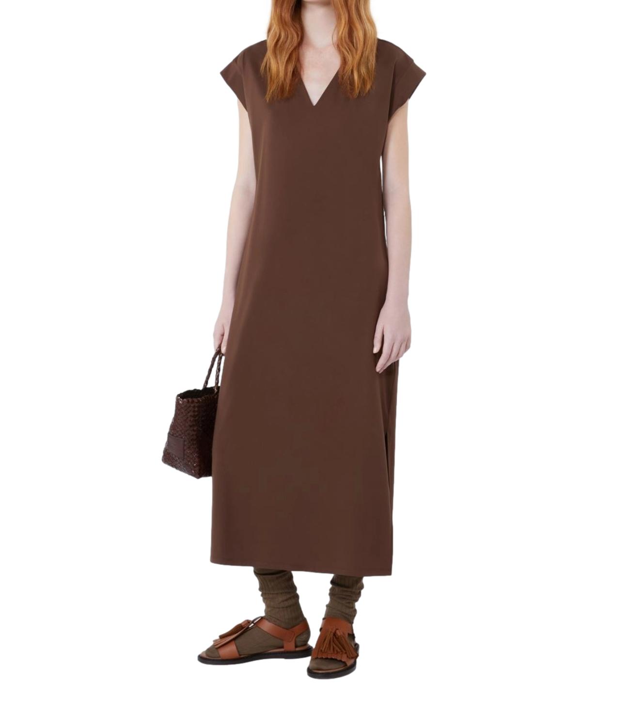 Chocolate Brown Wkdmirto Lyocell Dress