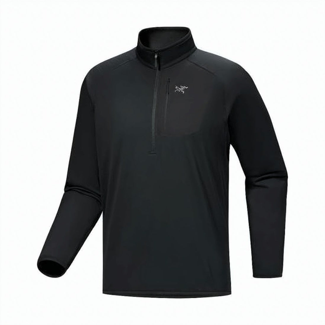 High-Collar Long-Sleeve Activewear Top