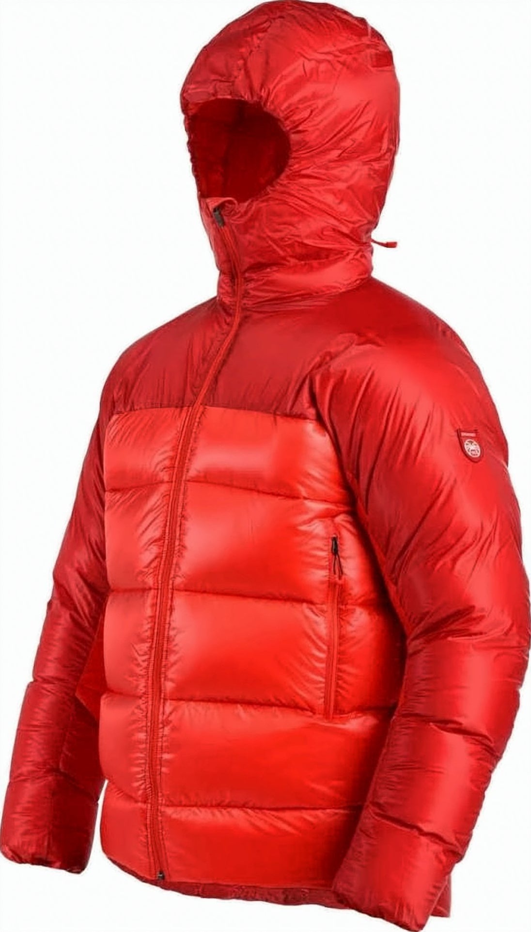 Glossy Red Down Jacket