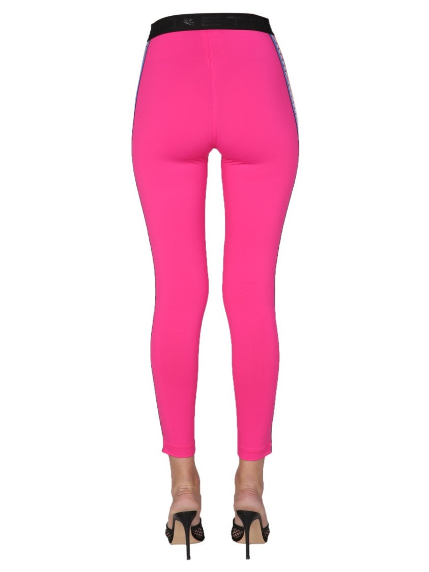 Pink Logoed Leggings