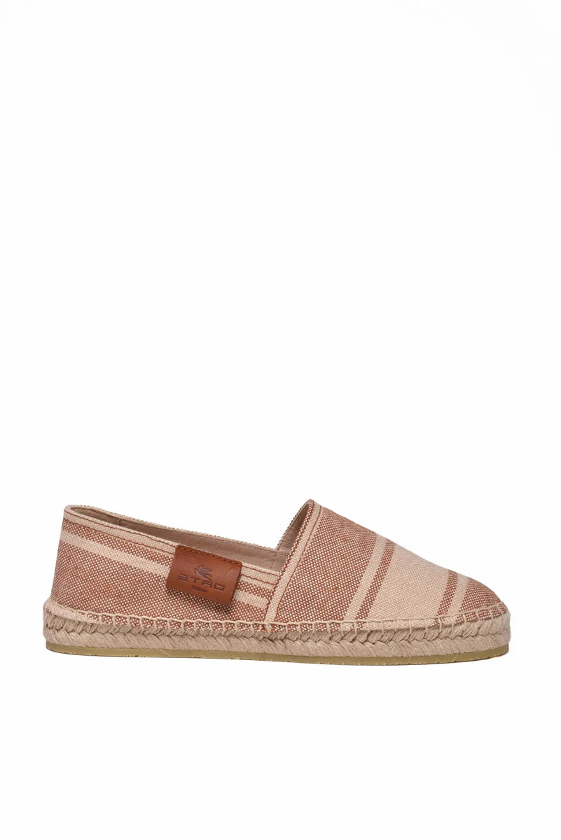 Rope Espadrilles - Beige/Red