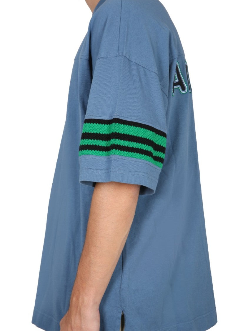 Loose-Fitting T-Shirt With Logo Patch