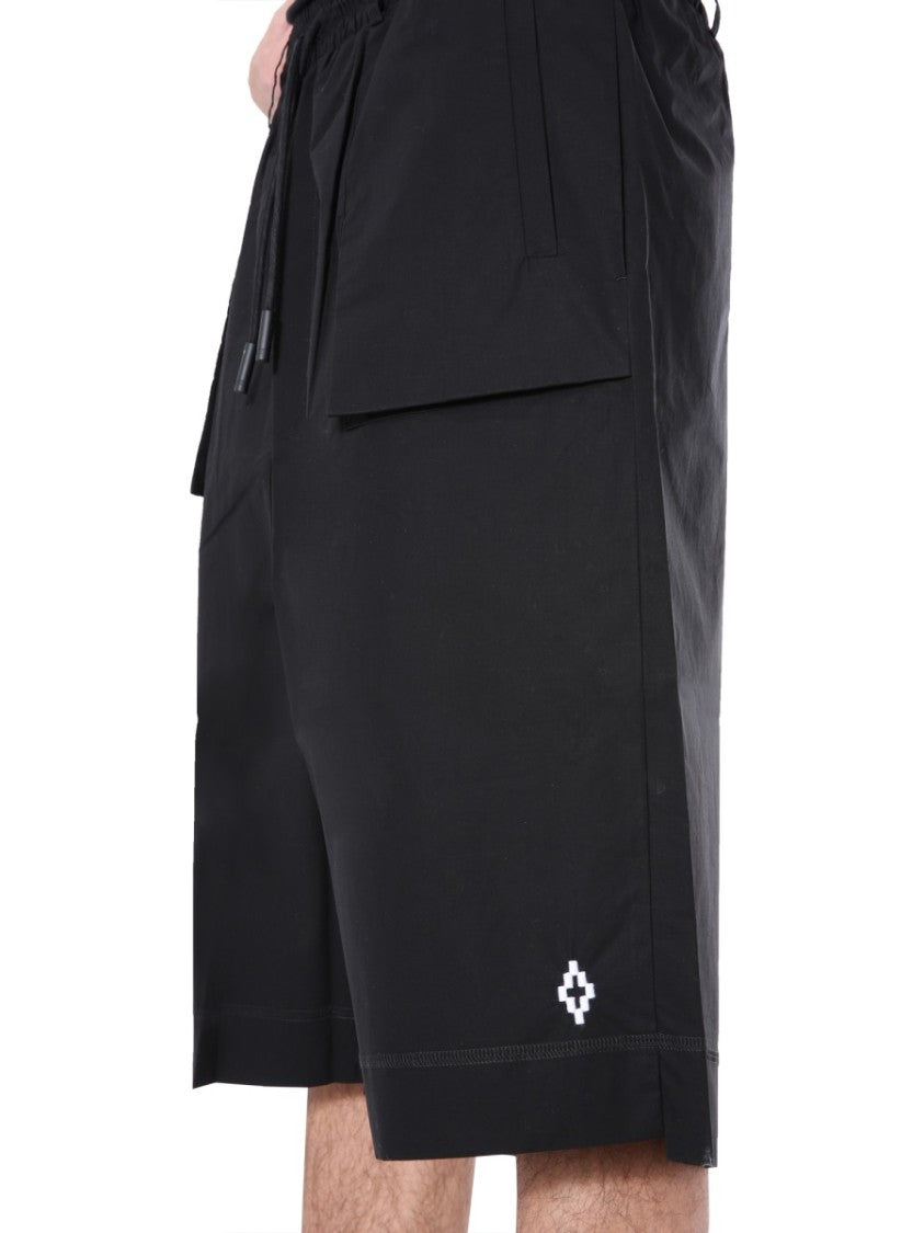 Relaxed Black Bermuda Shorts