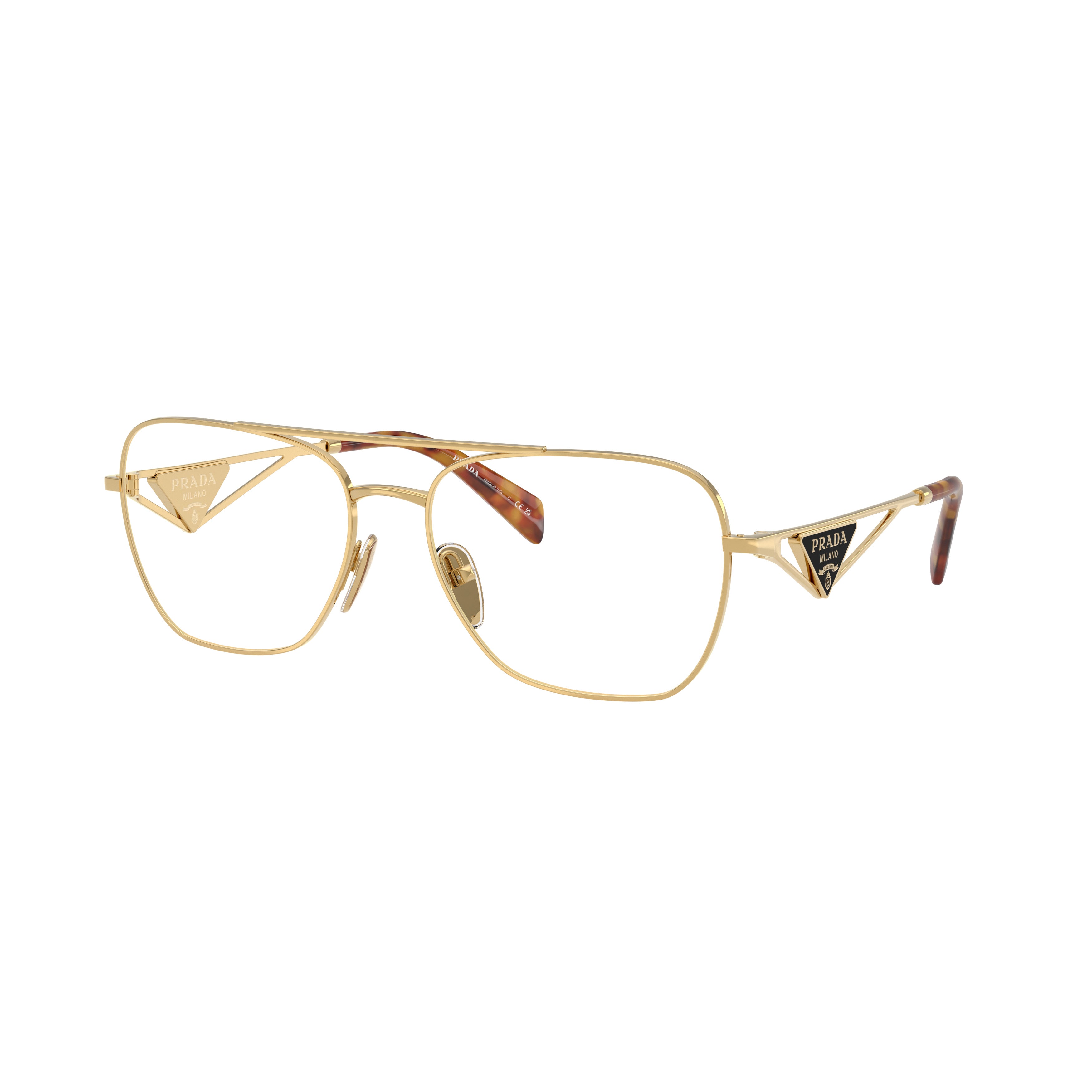 0pr B50v Rectangular Clear Lens Sunglasses