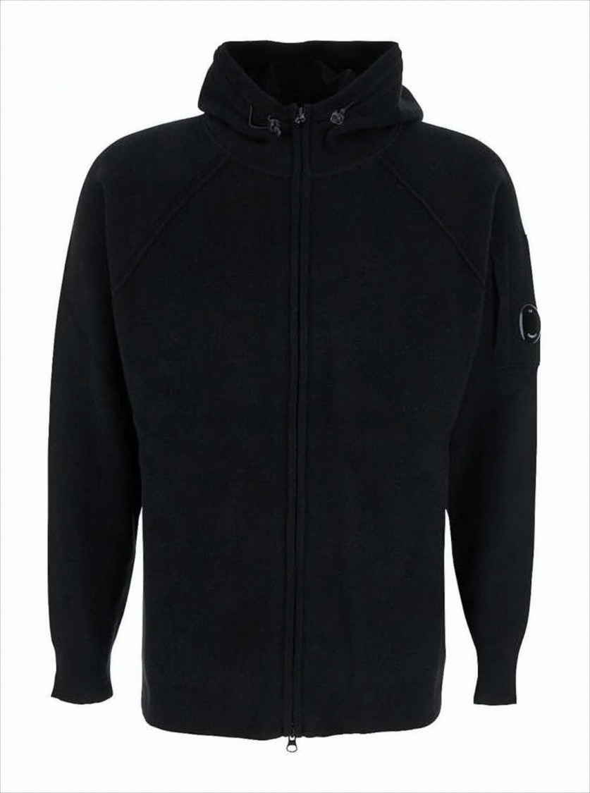 Zip-Up Hoodie With Minimalist Design