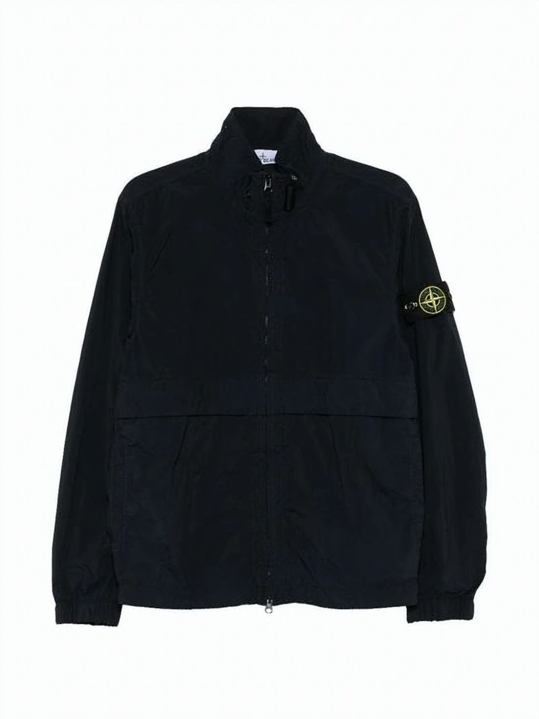 Structured High Collar Black Jacket