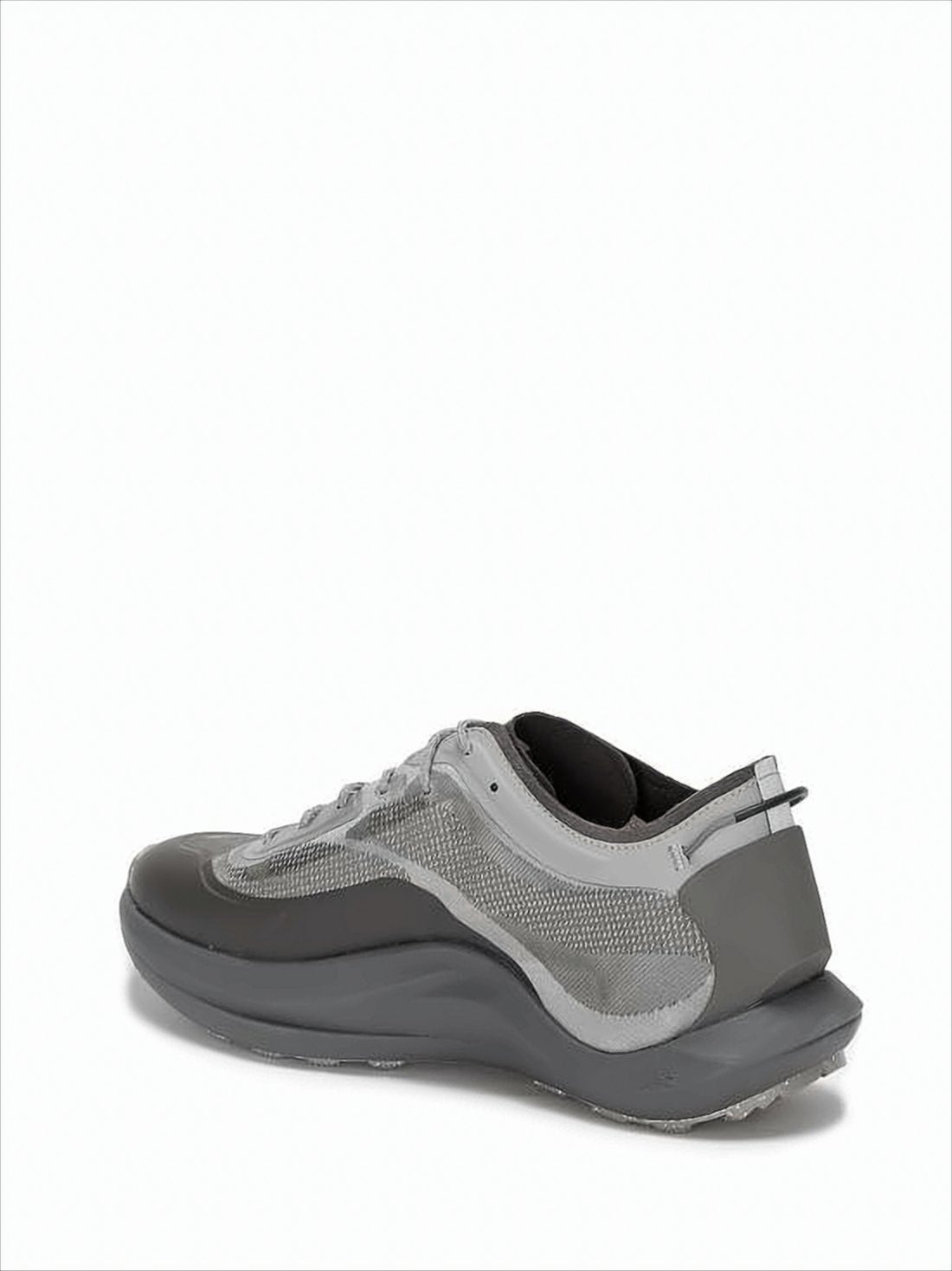 Streamlined Grey Sneakers With Cushioned Sole
