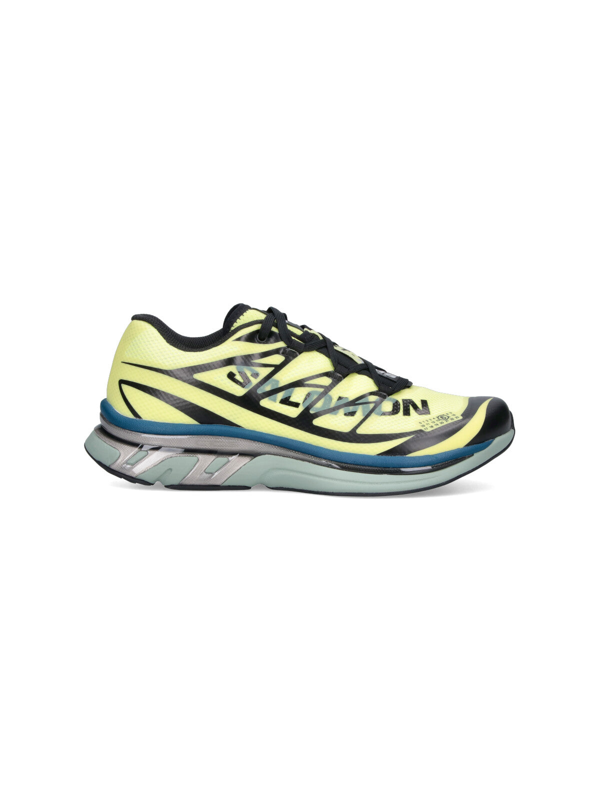 Yellow Graphic Accent Multi-Layered Sneakers