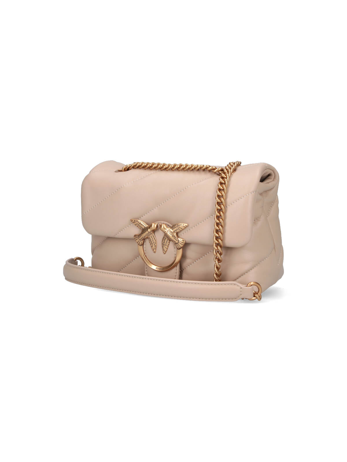 Structured Beige Handbag With Versatile Carrying Options