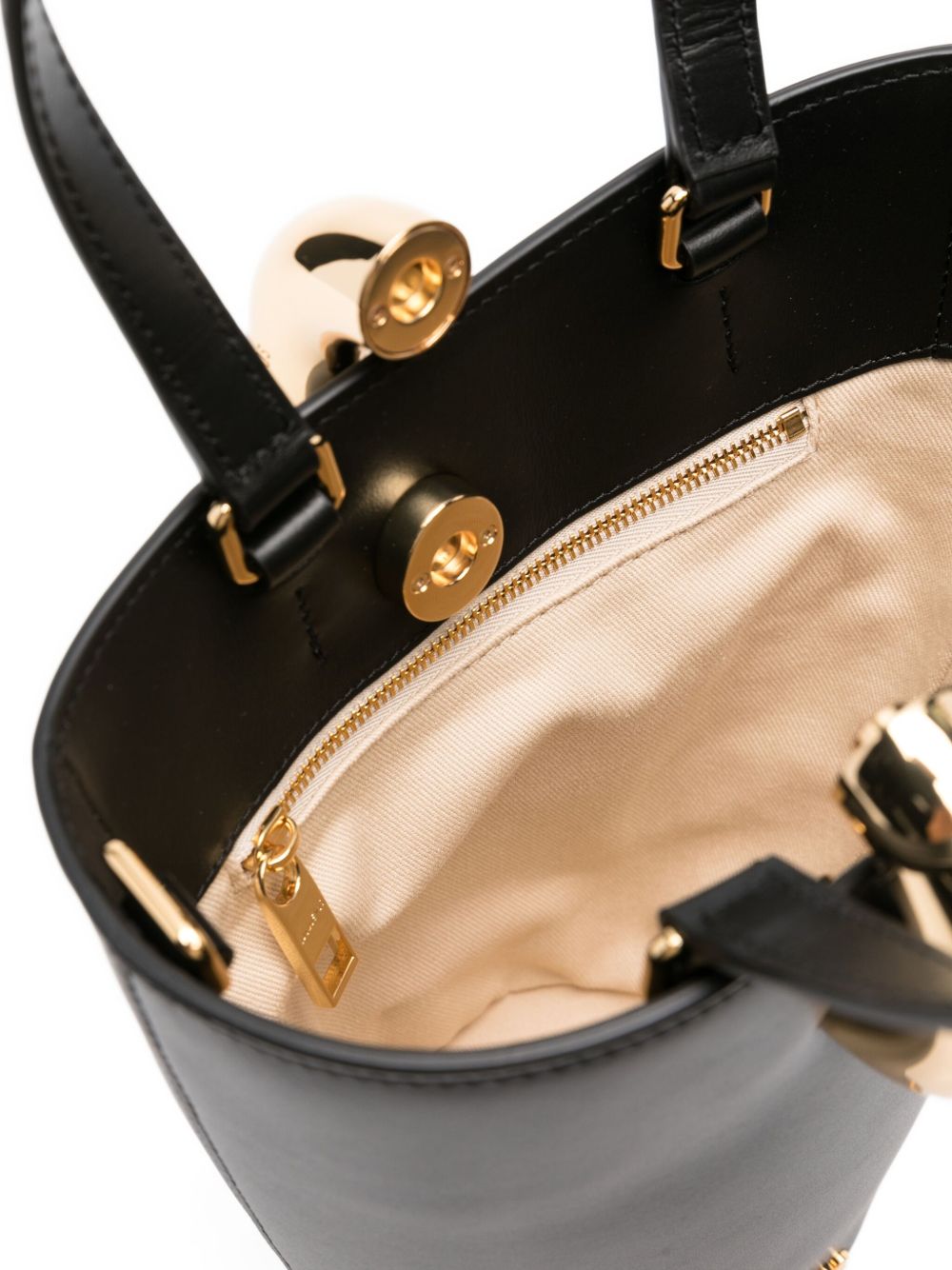 Asymmetrical Black Handbag