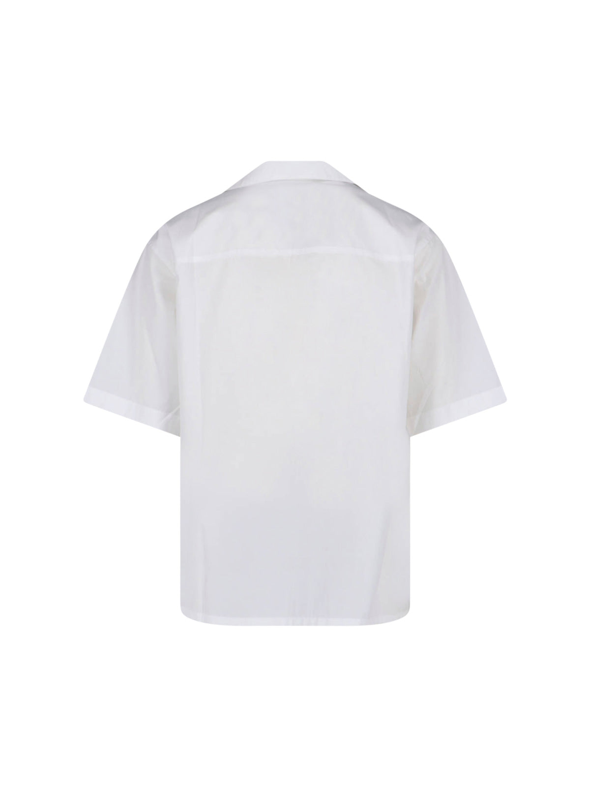 Crisp White Shirt With Pointed Collar