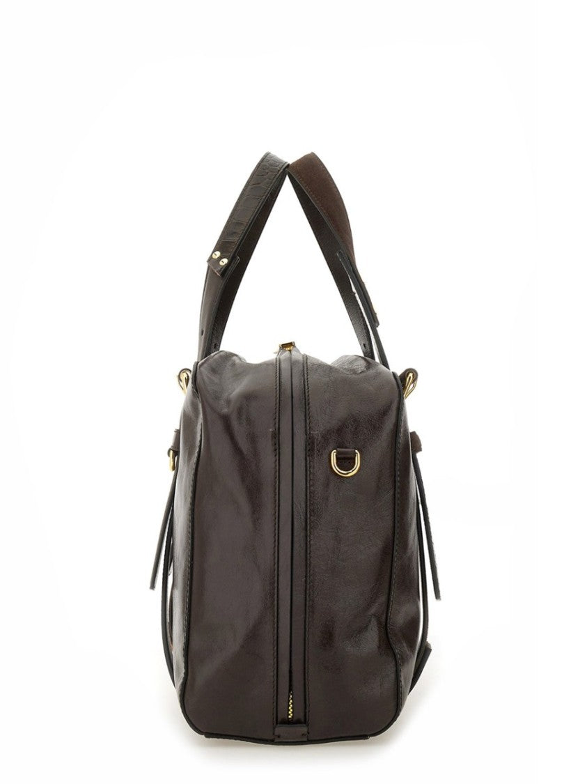 Structured Leather Handbag