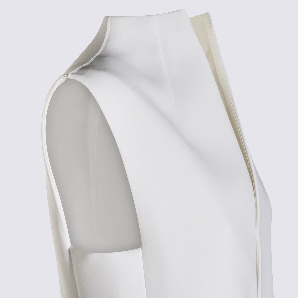 White Cut-Out Sleeveless Top
