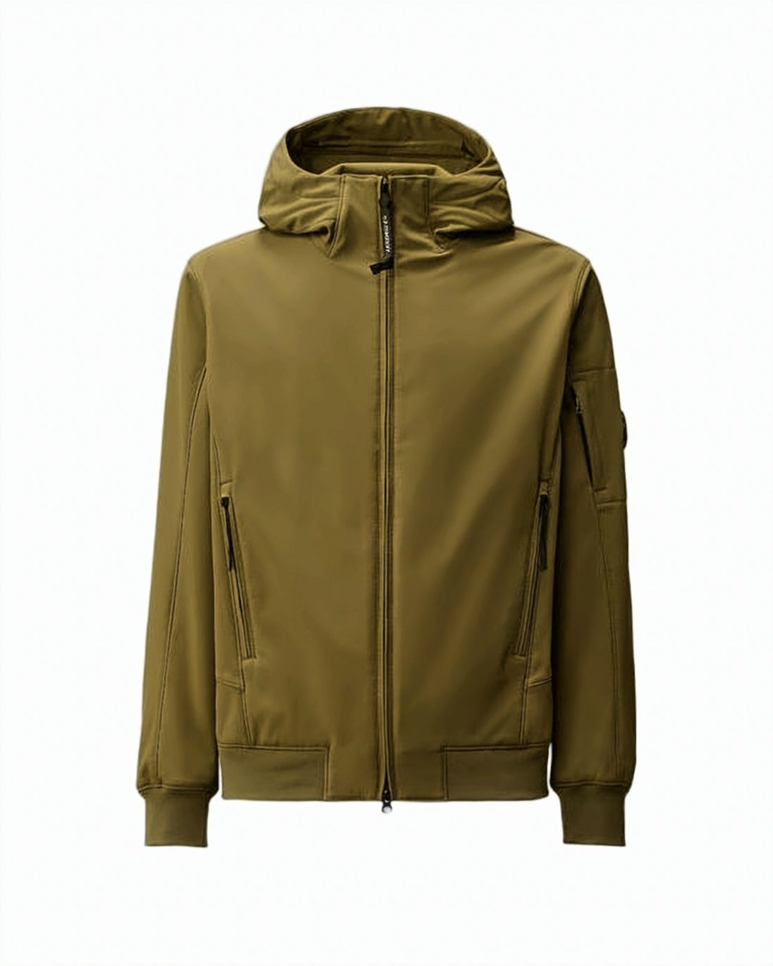 Hooded Jacket with Zippered Pockets