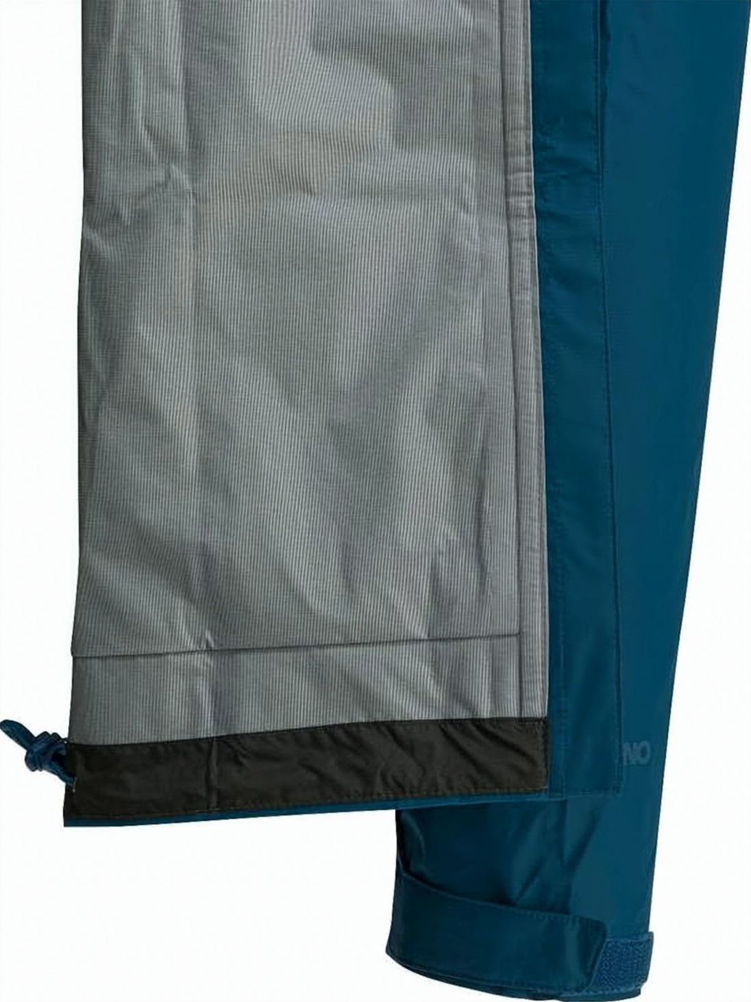 Minimalist Deep Blue Rain Jacket