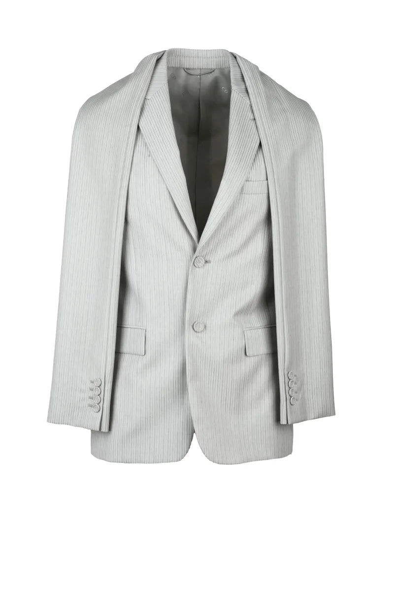 Wool Vest - Light Grey