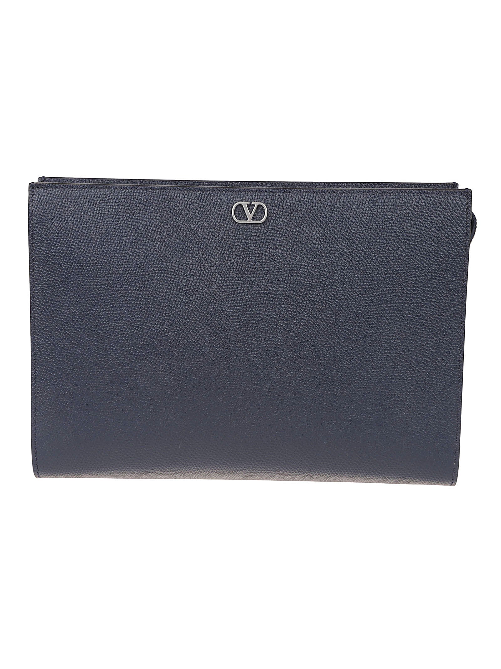 Textured Calf Leather Pouch