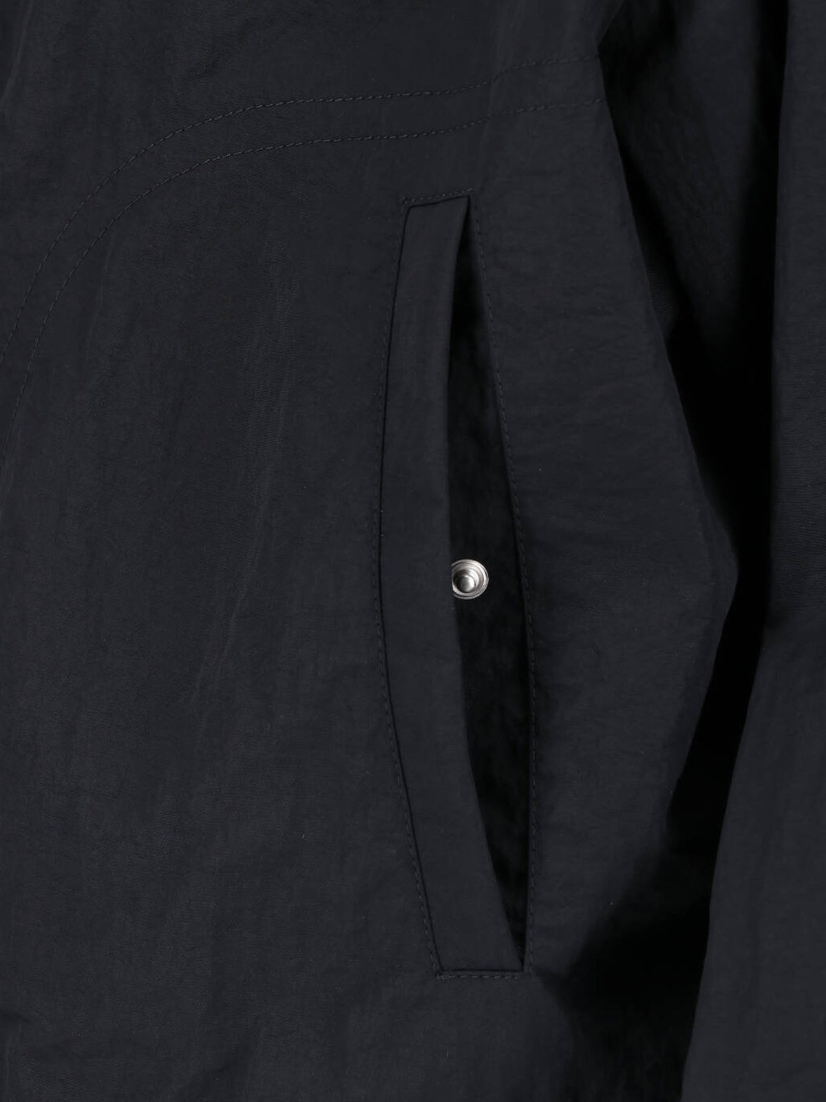 Black Sleek Zip-Up Minimalist Bomber Jacket